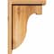 Ekena Millwork Del Monte Rough Sawn Corbel w/Backplate, Western Red Cedar, 6"W x 10"D x 14"H COR06X10X14DEL01RWR - alternate 3